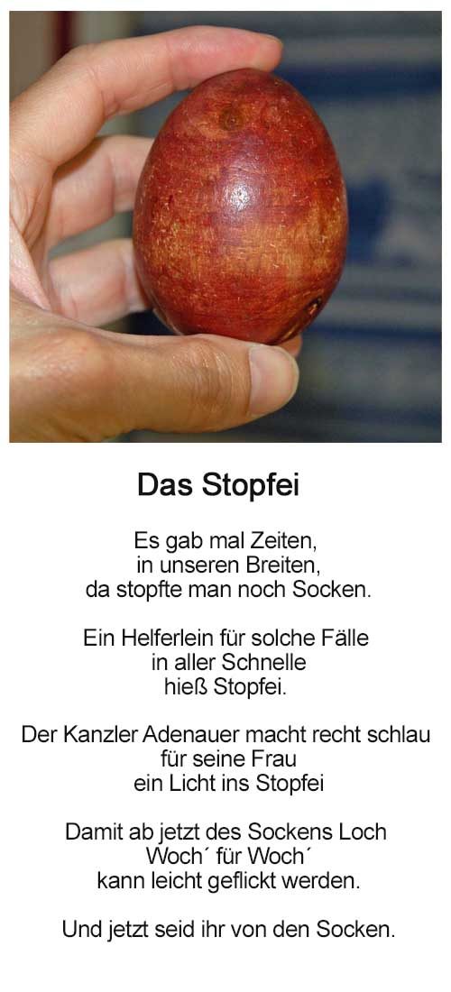 Thema Hausrat | ALLTAGSVERSE